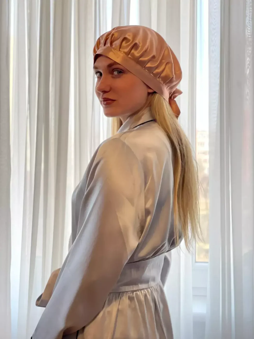 Silky Sleep Hair Protection Cap-1