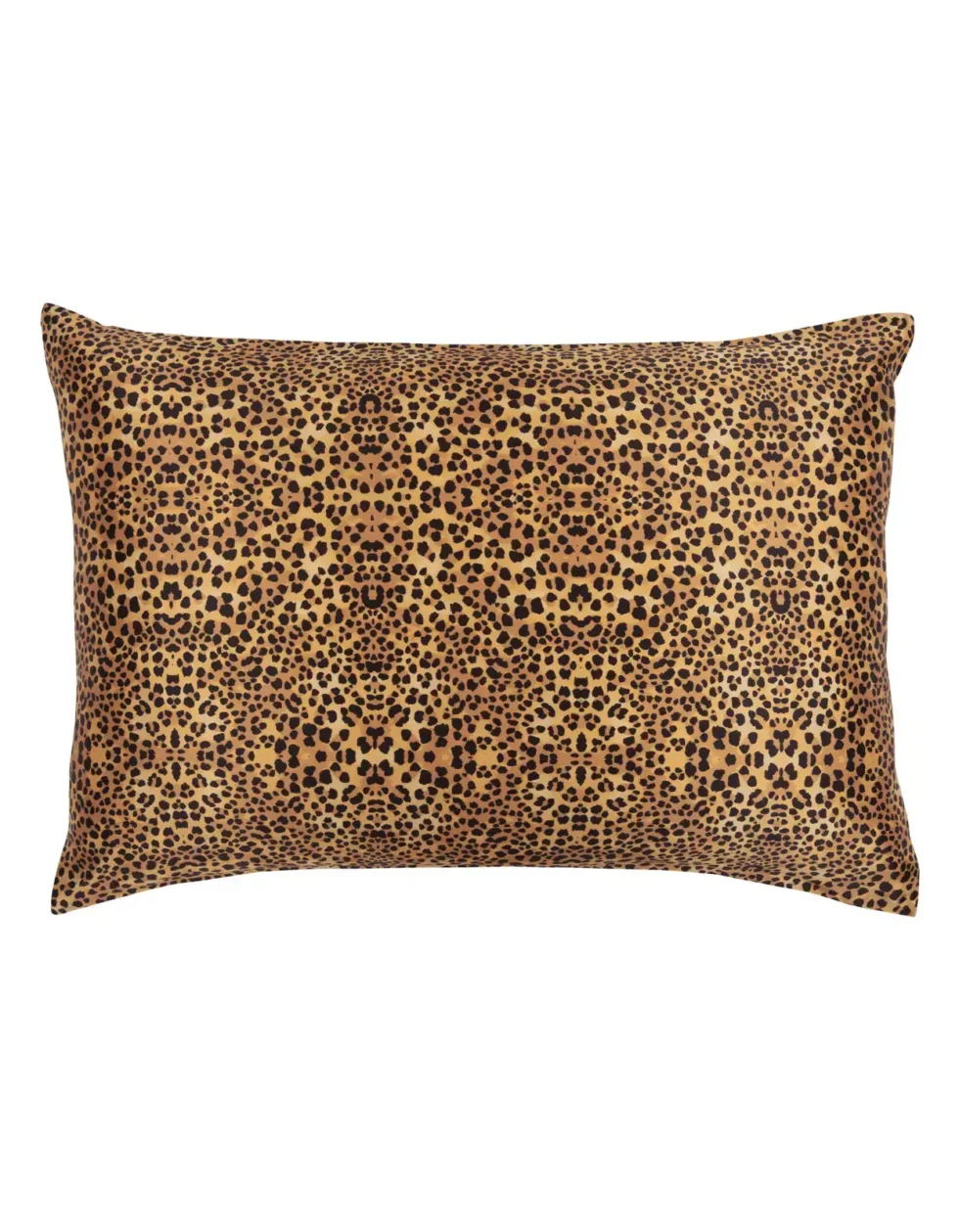 Natūralaus šilko pagalvės užvalkalas 50x60 cm - Leopard