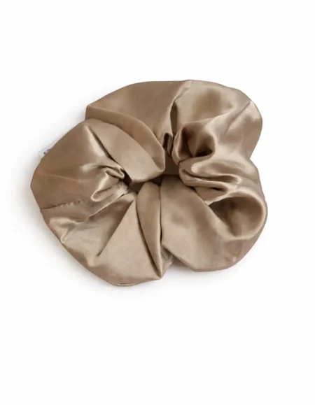 Šilkinė plaukų gumytė apimčiai didinti - Šampano spalvos, silkrest.eu