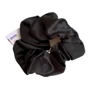 Didelė Mulberry šilko plaukų gumytė - Juodos spalvos