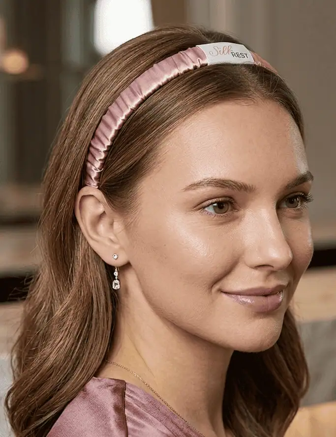 naturalaus-silko-plauku-juosta-elastinga