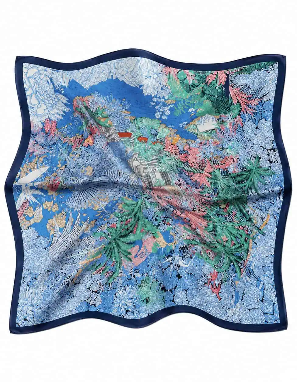 Šilkinė skarelė iš Mulberry šilko (53×53 cm)